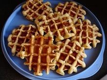 Gaufres de pommes de terre sucrée