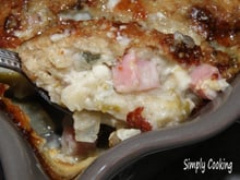 Clafoutis endives roquefort