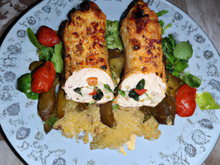 Escalope de poulet farcie à ma façon