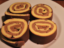 Gateau roulé des Rochers