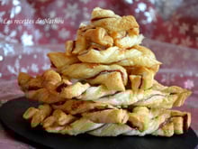 Torsades feuilletées au jambon et parmesan