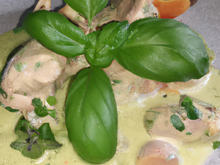 Blanquette de lapin au basilic