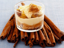 Ch'tiramisu : pommes caramélisées, spéculoos & cannelle