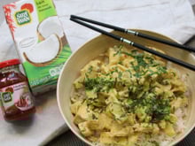 Curry de poulet au lait de coco