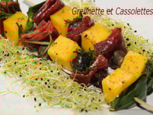 Brochettes d'escargots