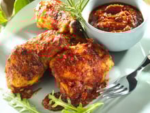 Poulet mariné barbecue