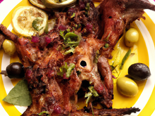 Lapin grillé à l'orientale