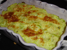 Gratin de blé aux tomates et courgettes