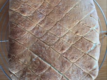 Focaccia aux légumes du sud