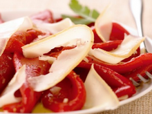 Salade de poivrons confits au fromage de Pur Brebis Pyrénées