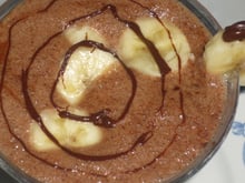 Nuage de lait choco banane