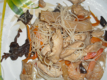 Nouilles chinoises au poulet