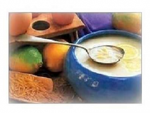 Soupe de riz au citron à la grecque