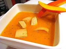 Velouté de potimarron au foie gras