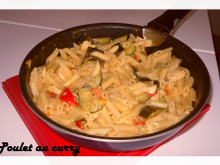 Poulet au curry et au lait de coco