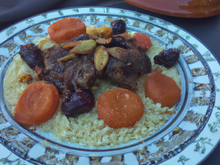 Tagine d'agneau aux fruits secs