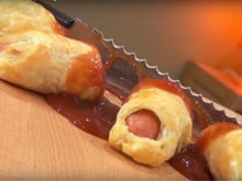 Feuilletés aux knackis façon doigts de sorcière
