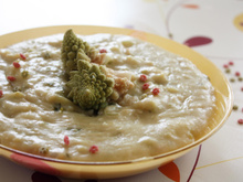 Pâtes aux pommes de terre et au chou-fleur (SANS GLUTEN) {8 à 12 mois} au thermomix