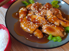 Poulet à la sauce glacée Teriyaki