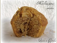 Moelleux aux poires et à la poudre de noisettes