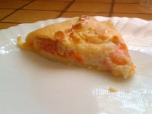 Tourte abricot & crème d'amande