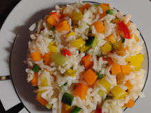 Salade de riz super rapide