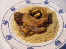 Tajine aux amandes et citron confit