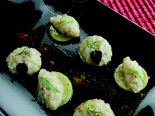 Petites bouchées de Princesse Amandine aux Saint Jacques