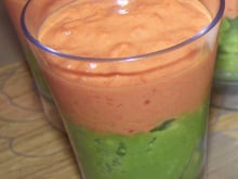 Verrine avocat poivron