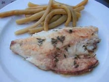 Filets de dorade aux arômes de thym-citron