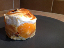 Entremet meringué à l'abricot