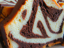 Gâteau marbré au chocolat