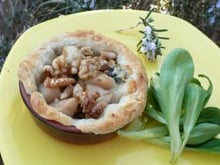 Tartelettes au roquefort papillon