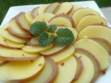 Carpaccio de pommes de terre à l'italienne