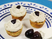 Mini cupcakes à la grecque