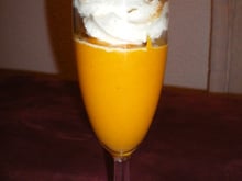 Capuccino de carottes au cumin