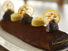 Bûche crémeuse choco-citron