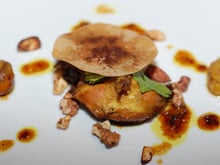 Pastilla de Cailles, Noisettes et Noix Snackés