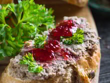 Mousse de foie gras en gelée