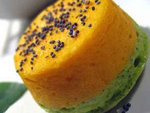 Petites terrines bicolores carottes, courgettes