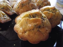 Madeleine et cake aux herbes