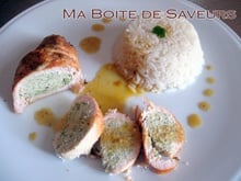 Paupiette de volaille aux amandes