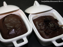 Petite cocotte de chocolat mi-cuit