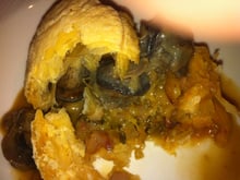 Croustade d'escargots et poireaux