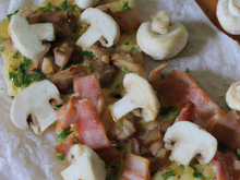 Croûte lardons champignons petit budget