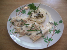 Raie, sauce aux câpres