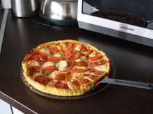 Tarte chèvre et tomate aux œufs