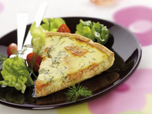 Tarte au saumon et au Chavroux