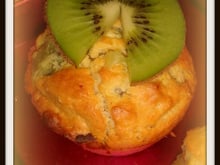 Muffins Kiwi chocolat blanc de lamu