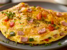 Omelette aux poivrons rapide